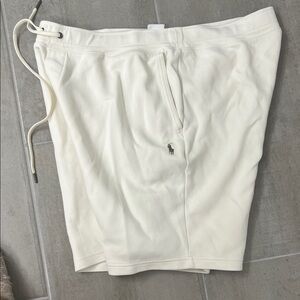 Ralph Lauren Cream Polo Shorts
